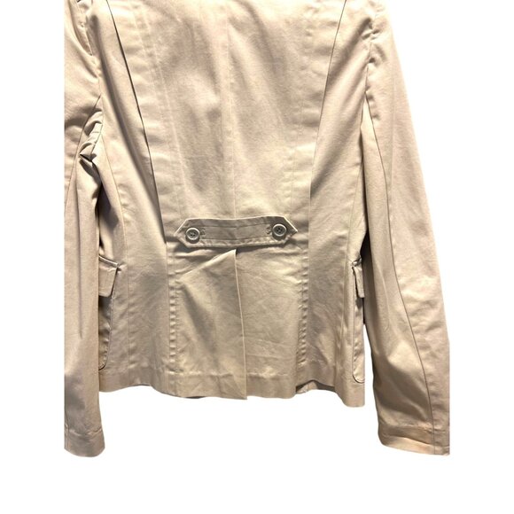 Victoria’s Secret Body By Victoria Blazer Beige Size 6 Y2K Neutral Minimalist - Picture 11 of 14